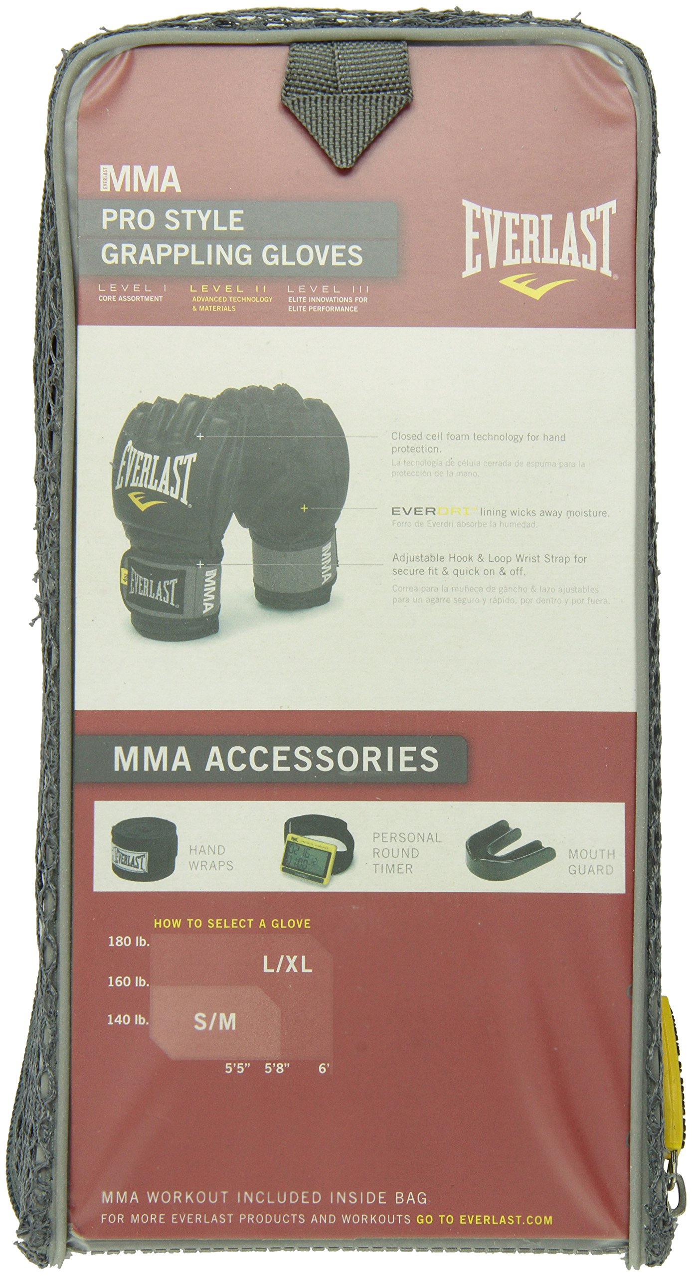 Amazon | エバーラスト(Everlast)プロスタイルMMAオープンフィンガー